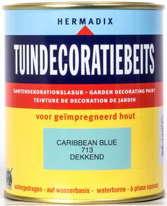Tuindecoratiebeits Caribbean Blue 750 ml